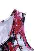 'Vanya' Printed Wide Strap Mini Dress - Celes Fashion